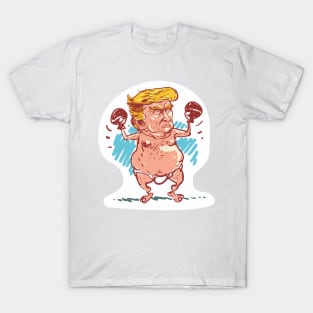 trump boxer cartoon T-Shirt